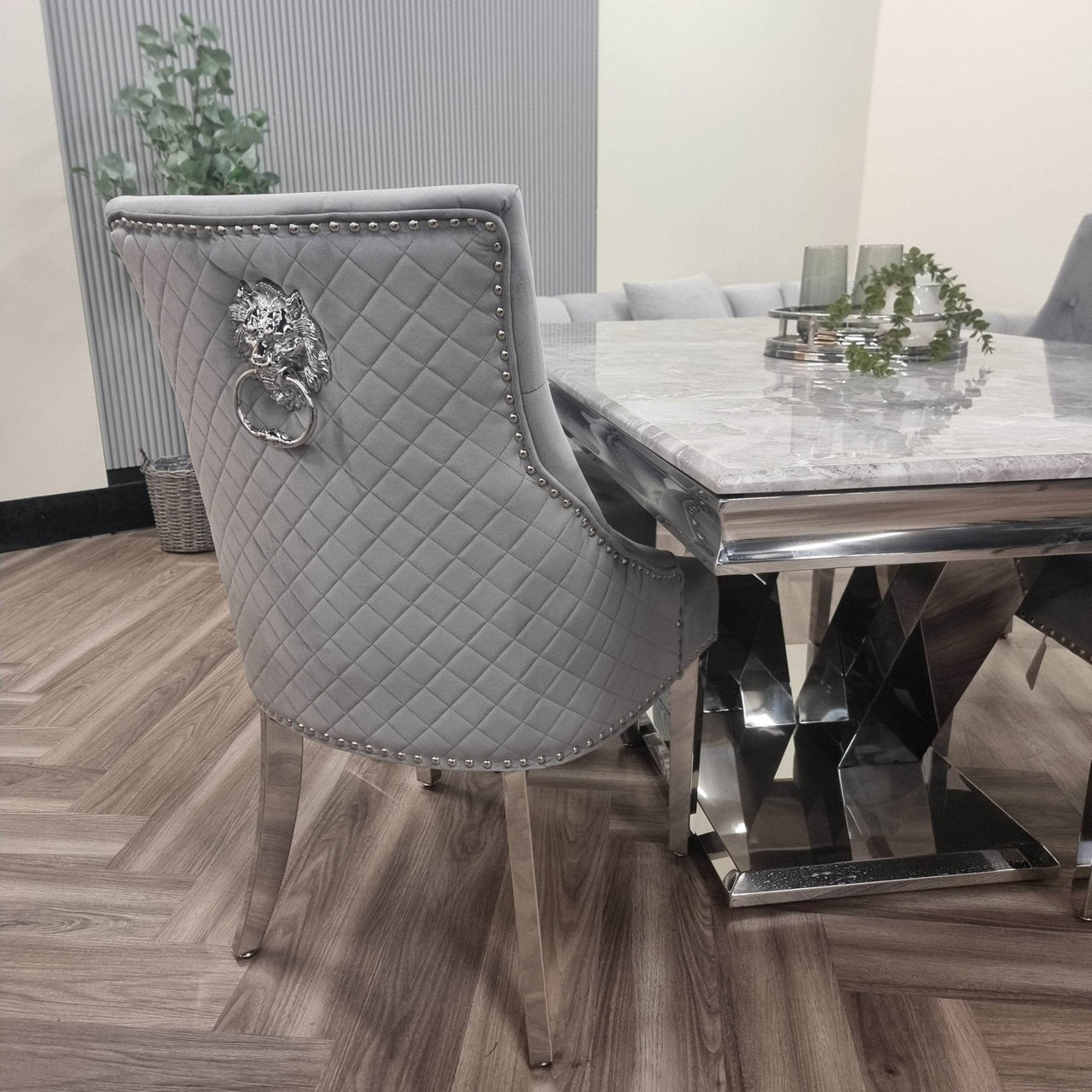 Bentley Chrome Dining Chair - Smartshopper-uk