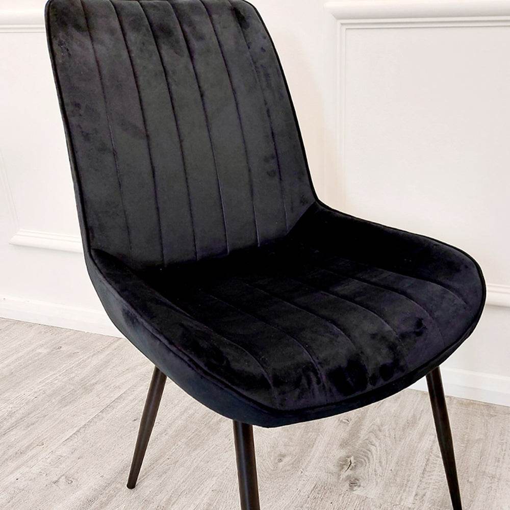 Dido Velvet Dining Chair - Smartshopper-uk