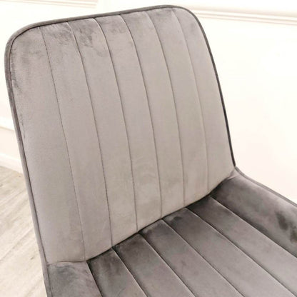 Dido Velvet Dining Chair - Smartshopper-uk