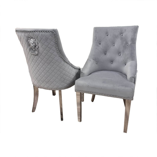 Bentley Chrome Dining Chair - Smartshopper-uk