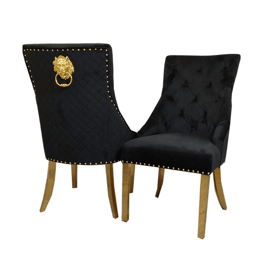 Bentley Gold Dining Chair - Smartshopper-uk