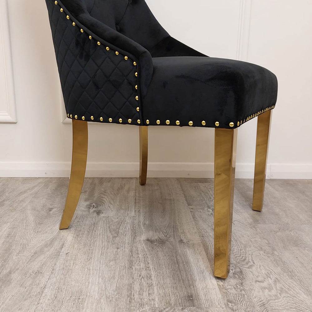 Bentley Gold Dining Chair - Smartshopper-uk