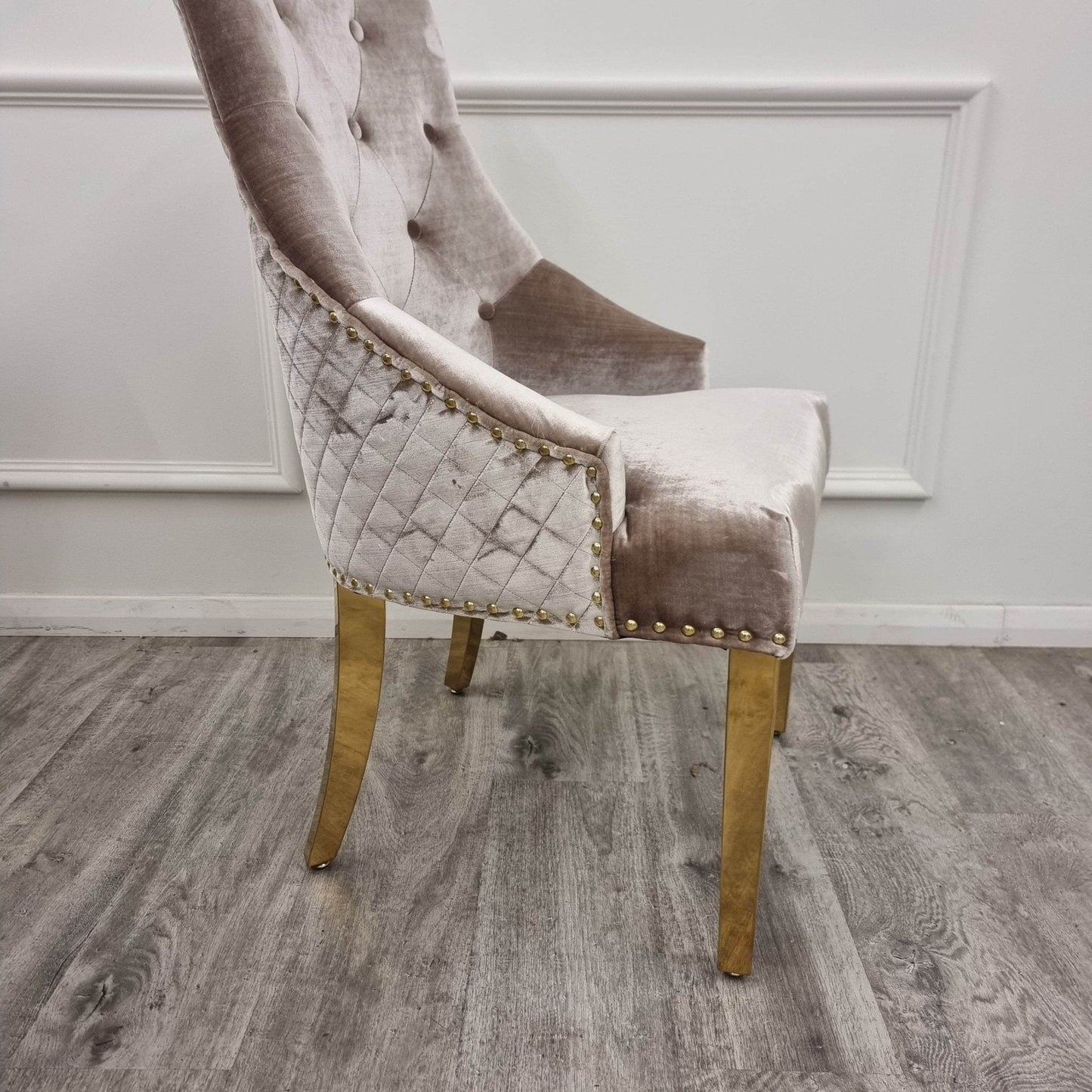 Bentley Gold Dining Chair - Smartshopper-uk