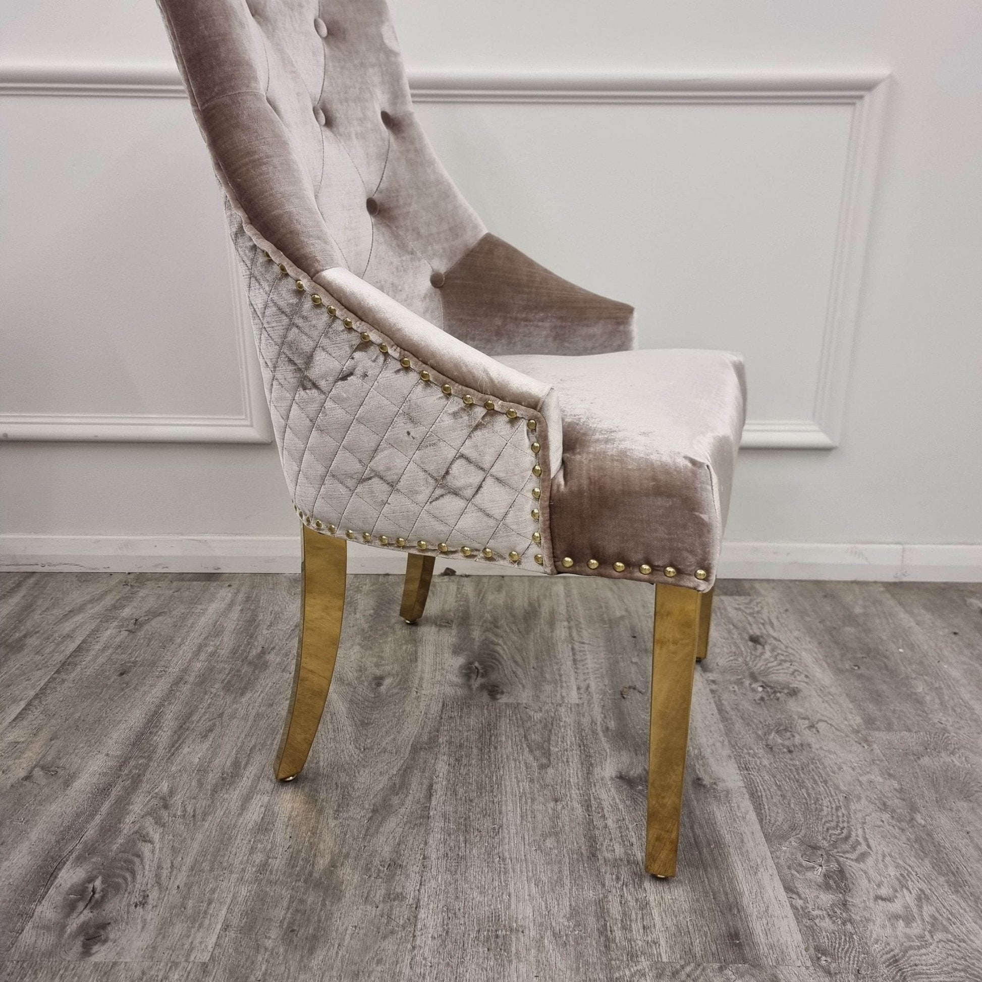 Bentley Gold Dining Chair - Smartshopper-uk