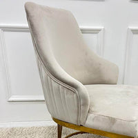 Chelmsford Velvet Dining Chair - Smartshopper-uk