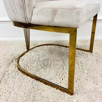Chelmsford Velvet Dining Chair - Smartshopper-uk