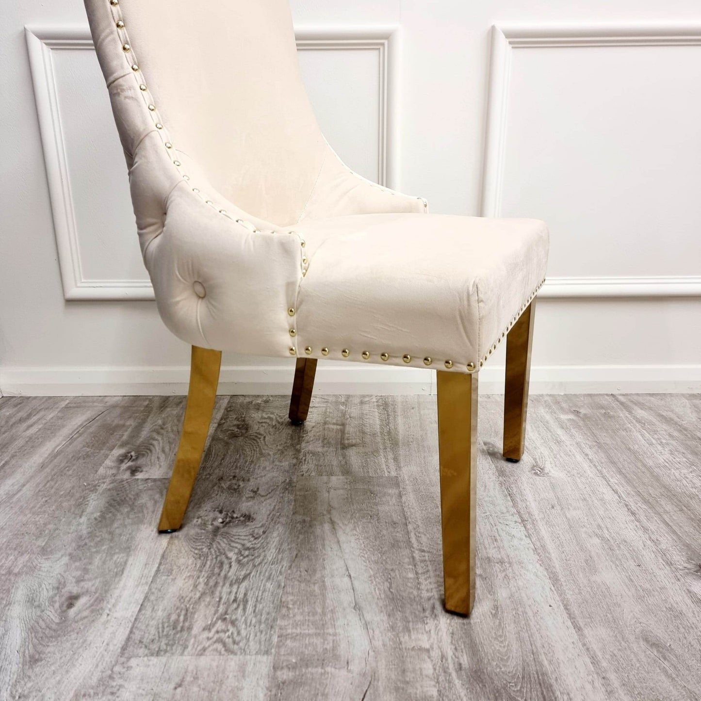 Kensington Dining Chair Gold Legs - Smartshopper-uk
