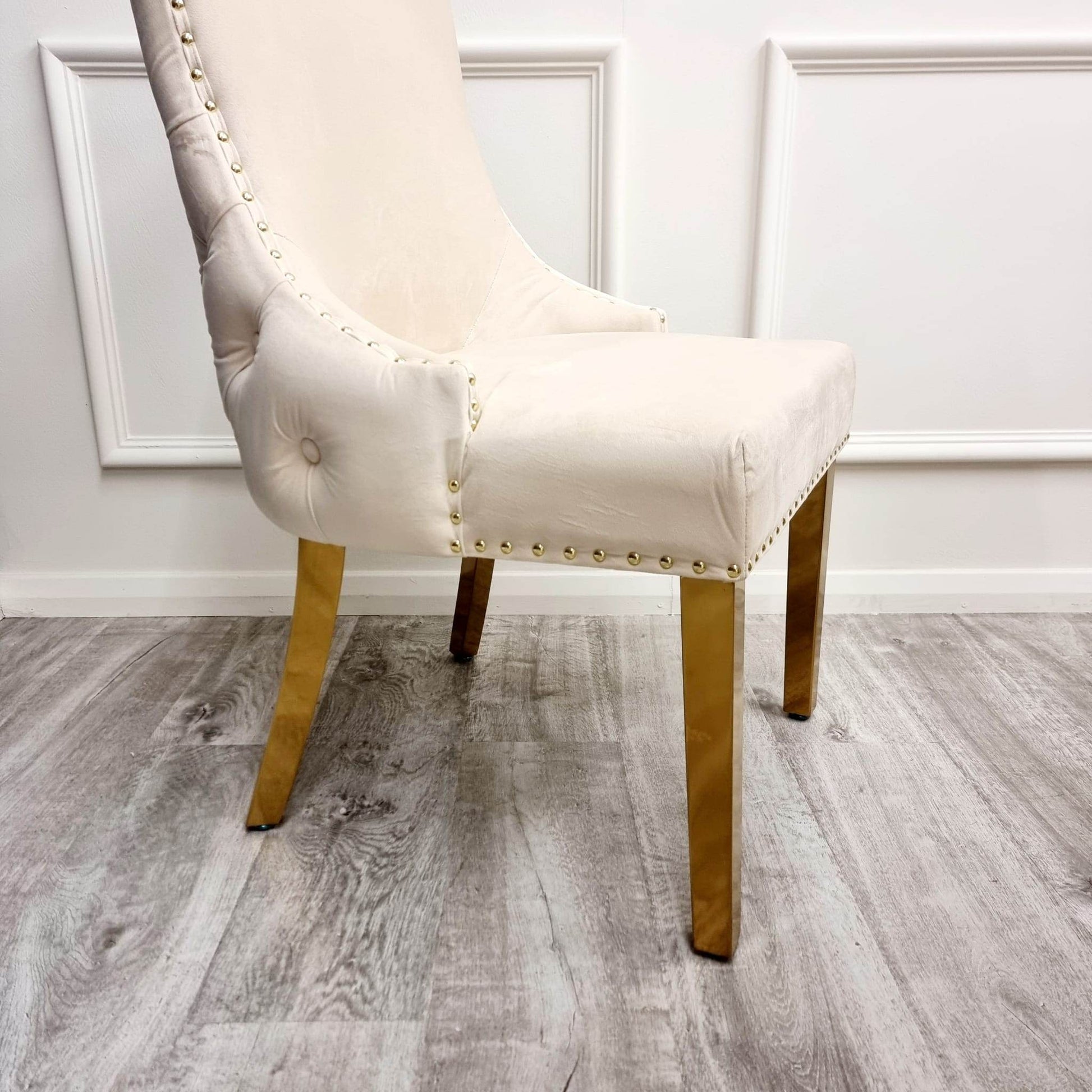 Kensington Dining Chair Gold Legs - Smartshopper-uk