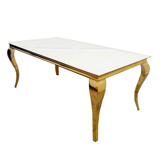 Louis Gold Dining Table - Smartshopper-uk