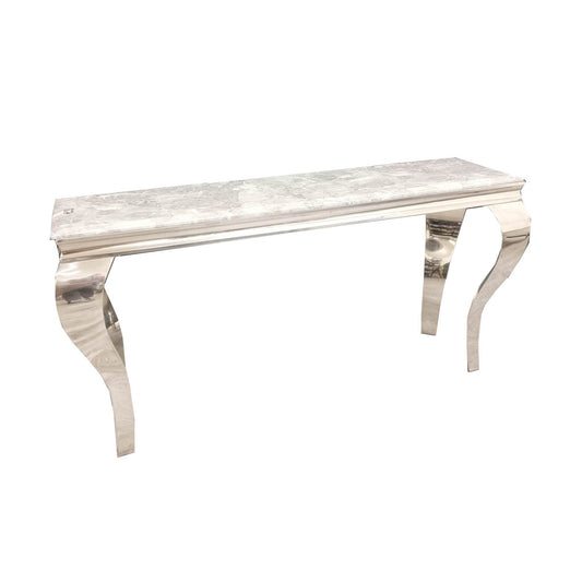 Louis Chrome Console Table - Smartshopper-uk