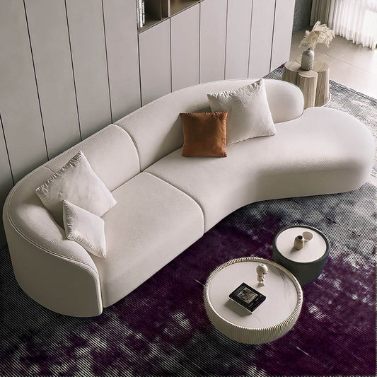 The Richmond Cream Modern Sofa - Smartshopper-uk