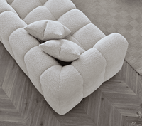 Aluxo Tribeca Right Hand Corner Group in Oatmeal Boucle Fabric - UK Luxury FurnitureAluxo Tribeca Right Hand Corner Group in Oatmeal Boucle FabricSofasAluxoUK Luxury Furniture8746763773429950952750334299Top view of the Aluxo Tribeca Right Hand Corner Group in Oatmeal Boucle Fabric adorned with decorative cushions, illustrating its spacious elegance in modern decor.
