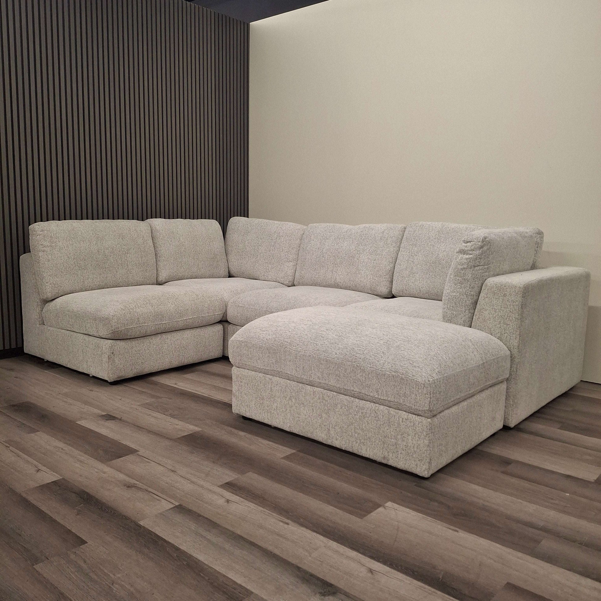 View of the spacious Madison U Shape Sofa by Furnish 365 Limited in a contemporary setting, perfect for social gatherings and lounging.