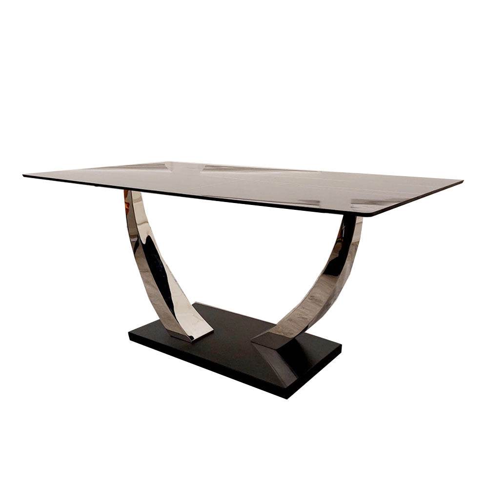 Venus Dining Table with 4 Flora Chairs - Smartshopper-uk