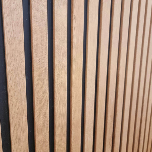 WPC Wood Effect Slatted Wall Panels - Smartshopper-uk