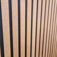 WPC Wood Effect Slatted Wall Panels - Smartshopper-uk