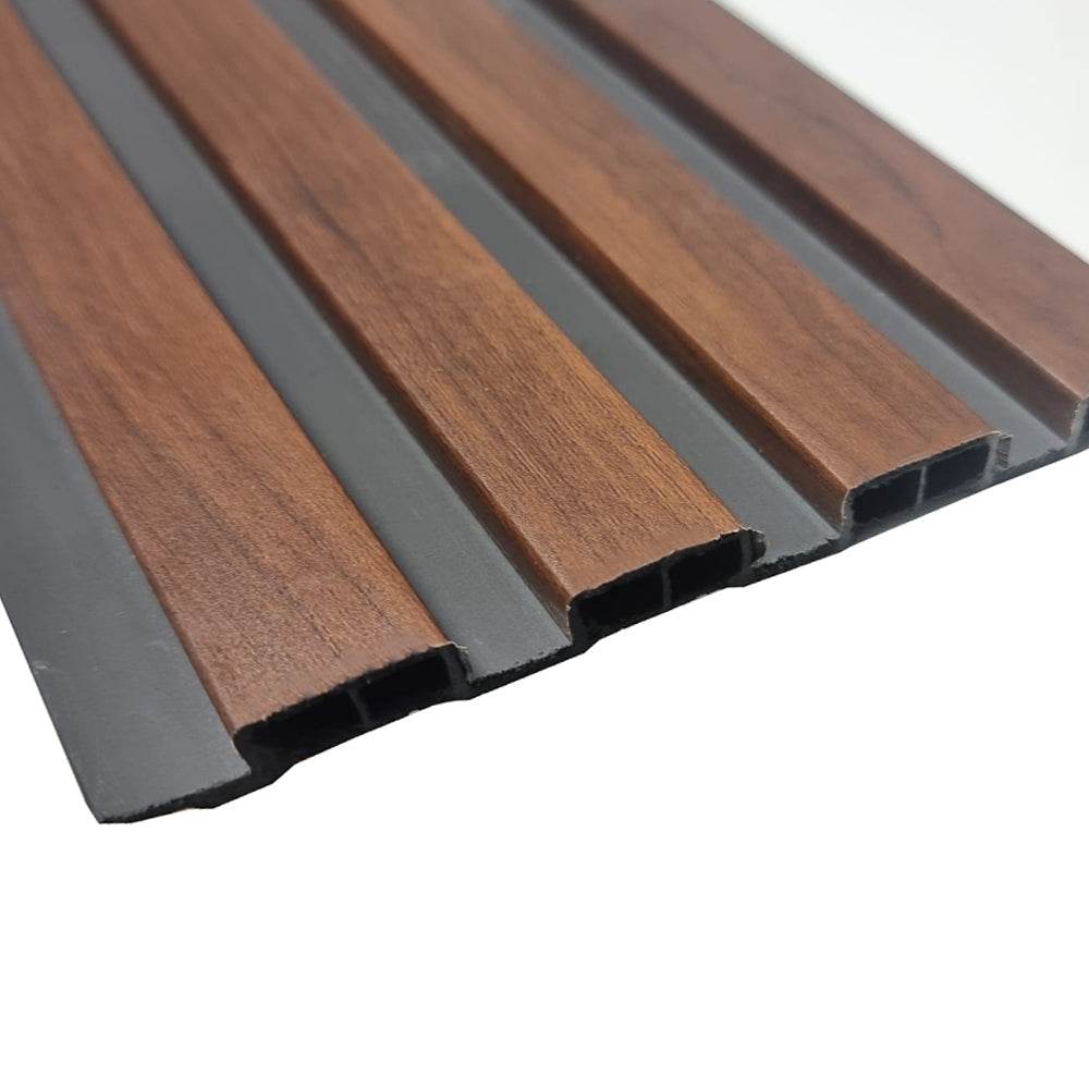 WPC Wood Effect Slatted Wall Panels - Smartshopper-uk
