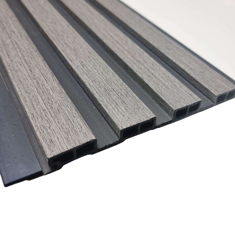 WPC Wood Effect Slatted Wall Panels - Smartshopper-uk