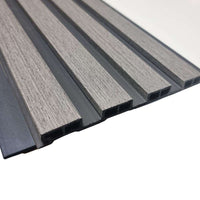 WPC Wood Effect Slatted Wall Panels - Smartshopper-uk