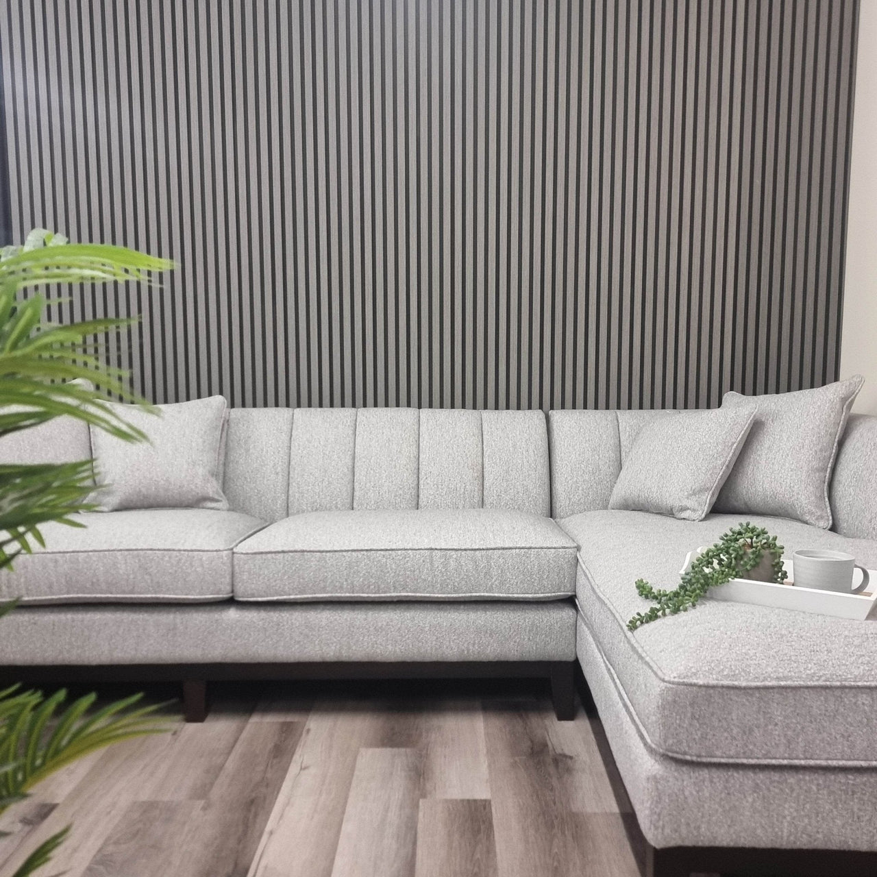WPC Wood Effect Slatted Wall Panels - Smartshopper-uk