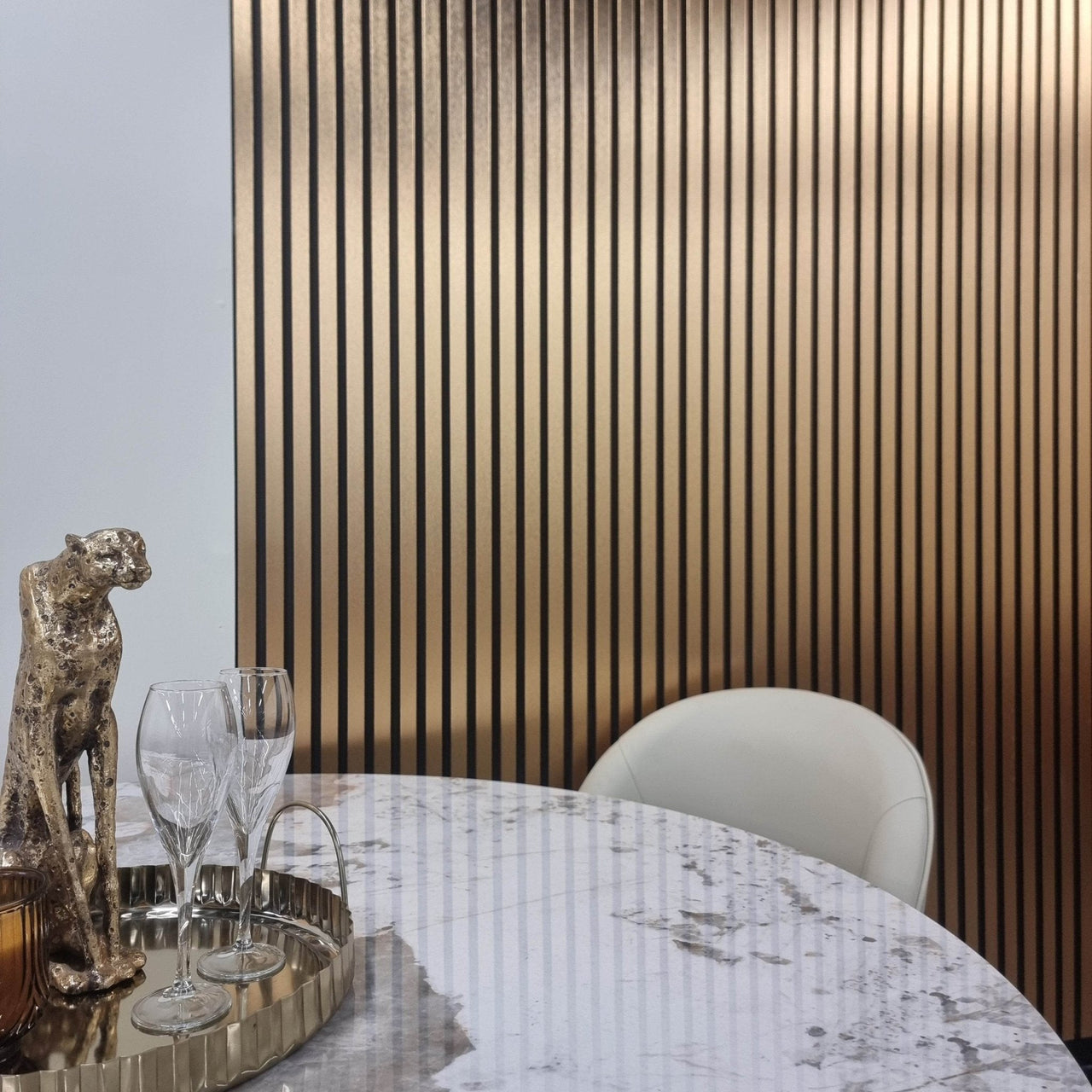 WPC Wood Effect Slatted Wall Panels - Smartshopper-uk