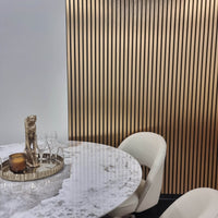 WPC Wood Effect Slatted Wall Panels - Smartshopper-uk